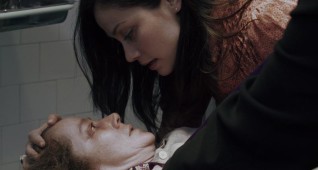 Left to right: Suzan Crowley plays Maria and Fernanda Andrade plays Isabella Rossi in THE DEVIL INSIDE, from Insurge Pictures.