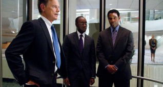(Left to right)  Bruce Greenwood is Charlie Anderson, Don Cheadle is Hugh Lang and Denzel Washington is Whip Whitaker in FLIGHT,  from Paramount Pictures..F-06013