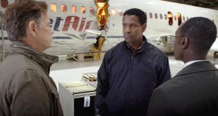 (Left to right)  Bruce Greenwood is Charlie Anderson, Denzel Washington is Whip Whitaker and Don Cheadle is Hugh Lang in FLIGHT,  from Paramount Pictures..F-FF-022