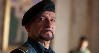 Tamir (Ben Kingsley, left) in THE DICTATOR, from Paramount Pictures..FD-13354