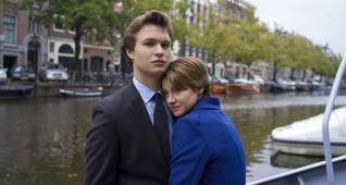 DF-19123r -- Hazel (Shailene Woodley) and Gus (Ansel Elgort) take in the sights during an unforgettable trip to Amsterdam.