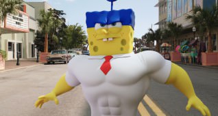 SpongeBob SquarePants (as The Invincibubble)